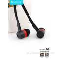 Modelo de auriculares con cable Guangzhou en stock para móviles